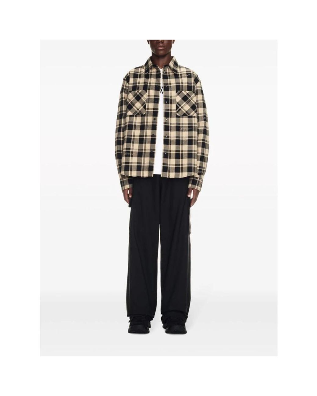 Off-White c/o Virgil Abloh Natural Casual Shirts for men