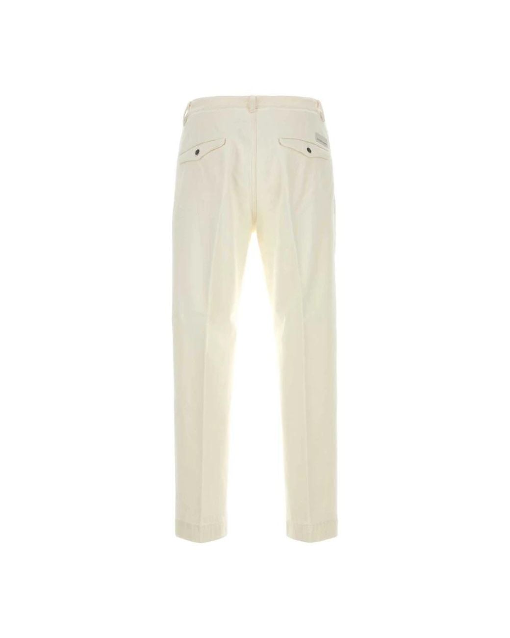 Nine:inthe:morning Natural Slim-Fit Trousers for men