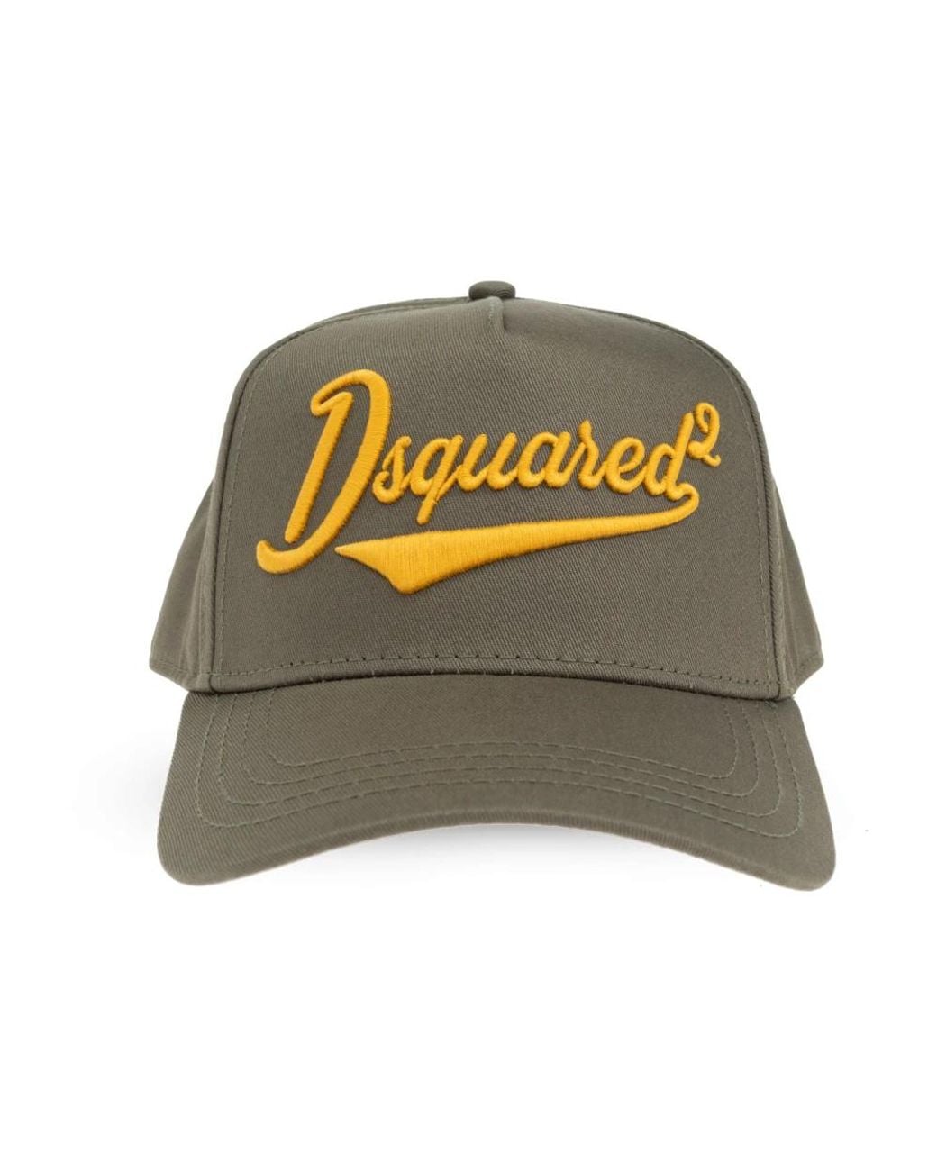 DSquared² Accessoires ,Groen ,Katoen Logo Baseballpet in het Green voor heren