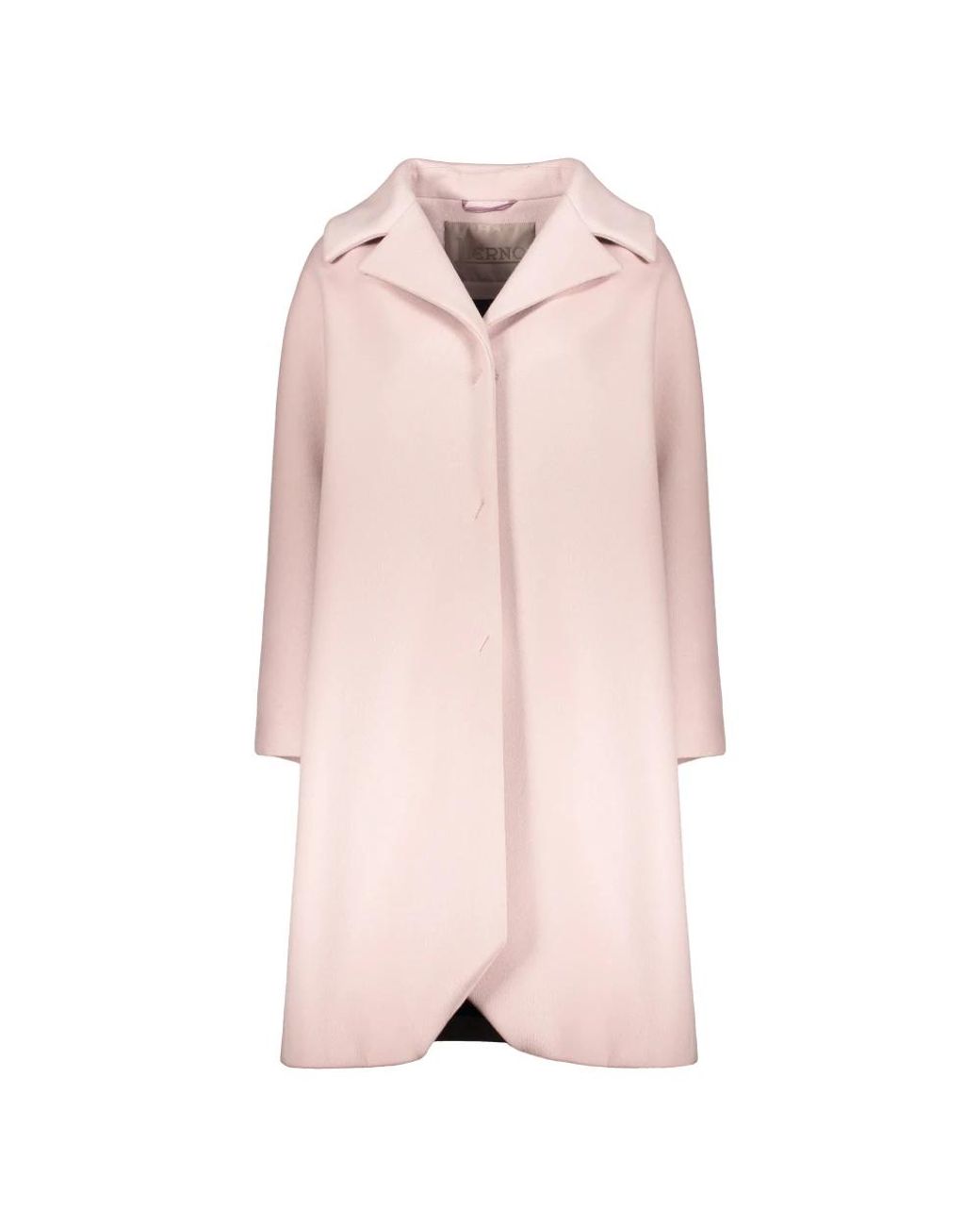 Single-Breasted Coats Herno en coloris Pink