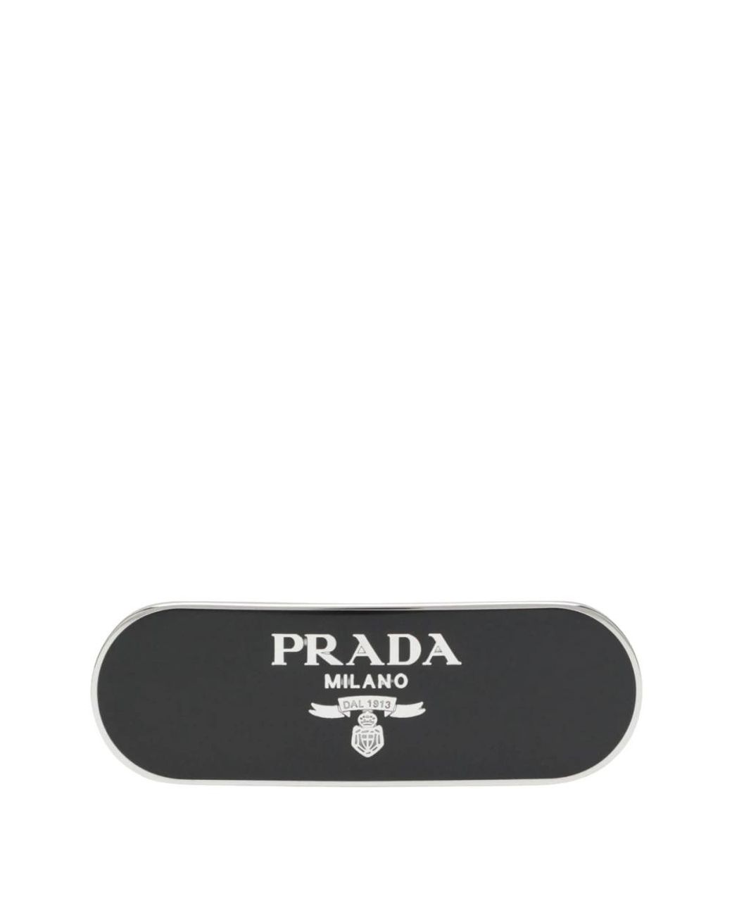 Prada Black Metal Hair Clip