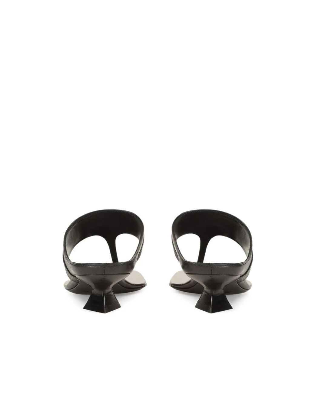 Sergio Rossi Black Heeled Mules