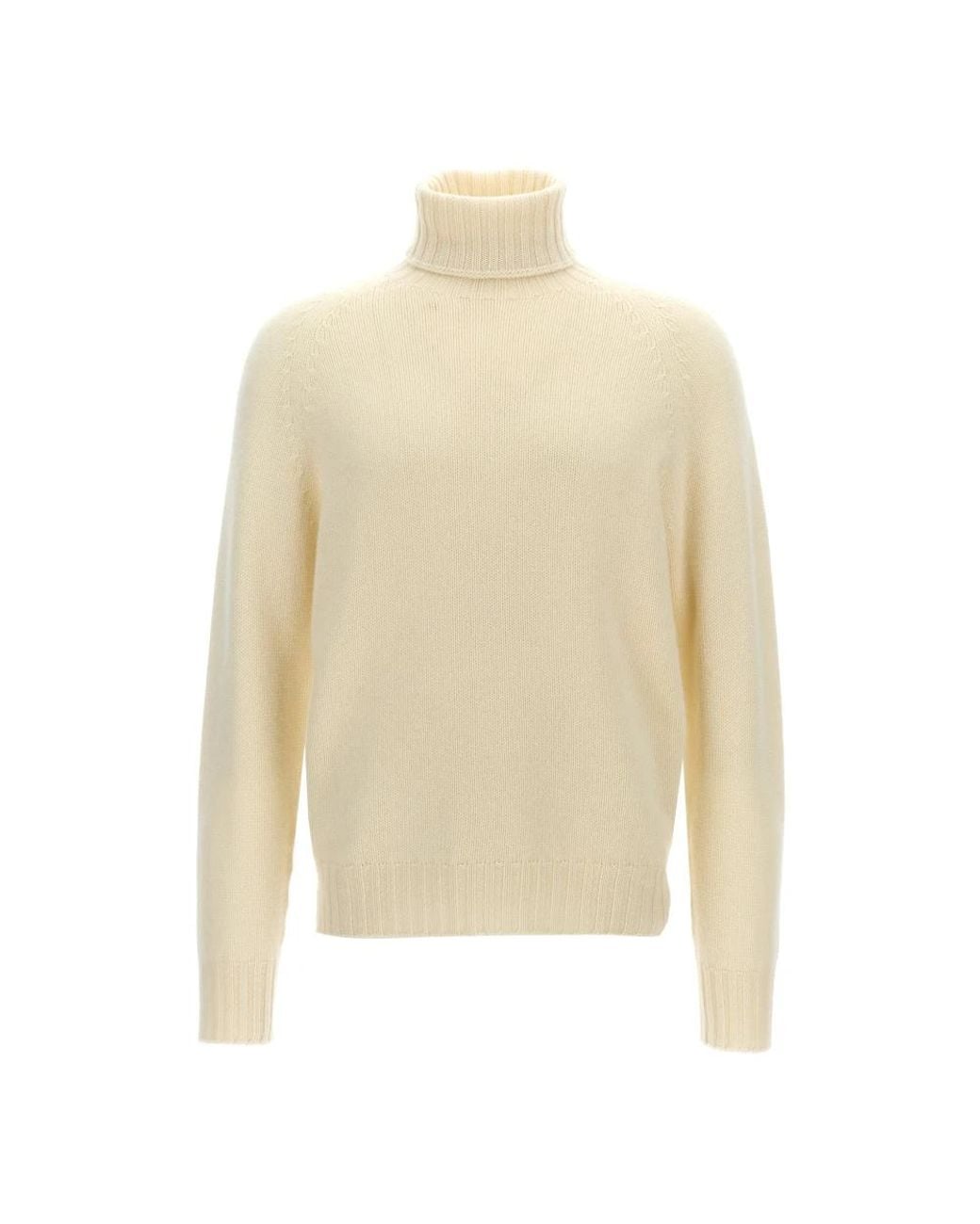 Turtlenecks Ma'ry'ya de hombre de color Natural