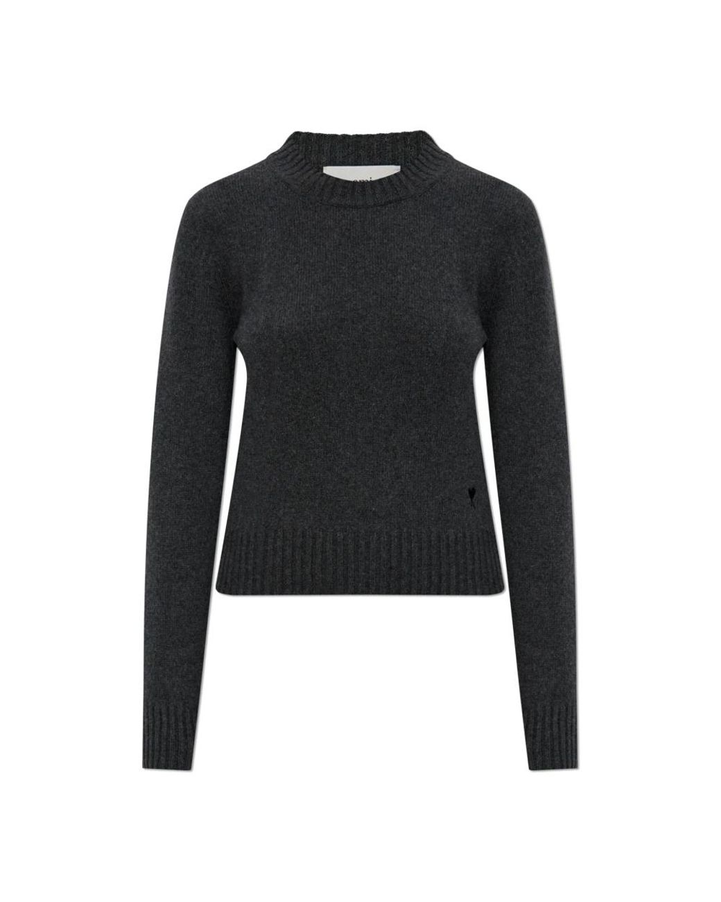 AMI Black Cashmere Knitwear