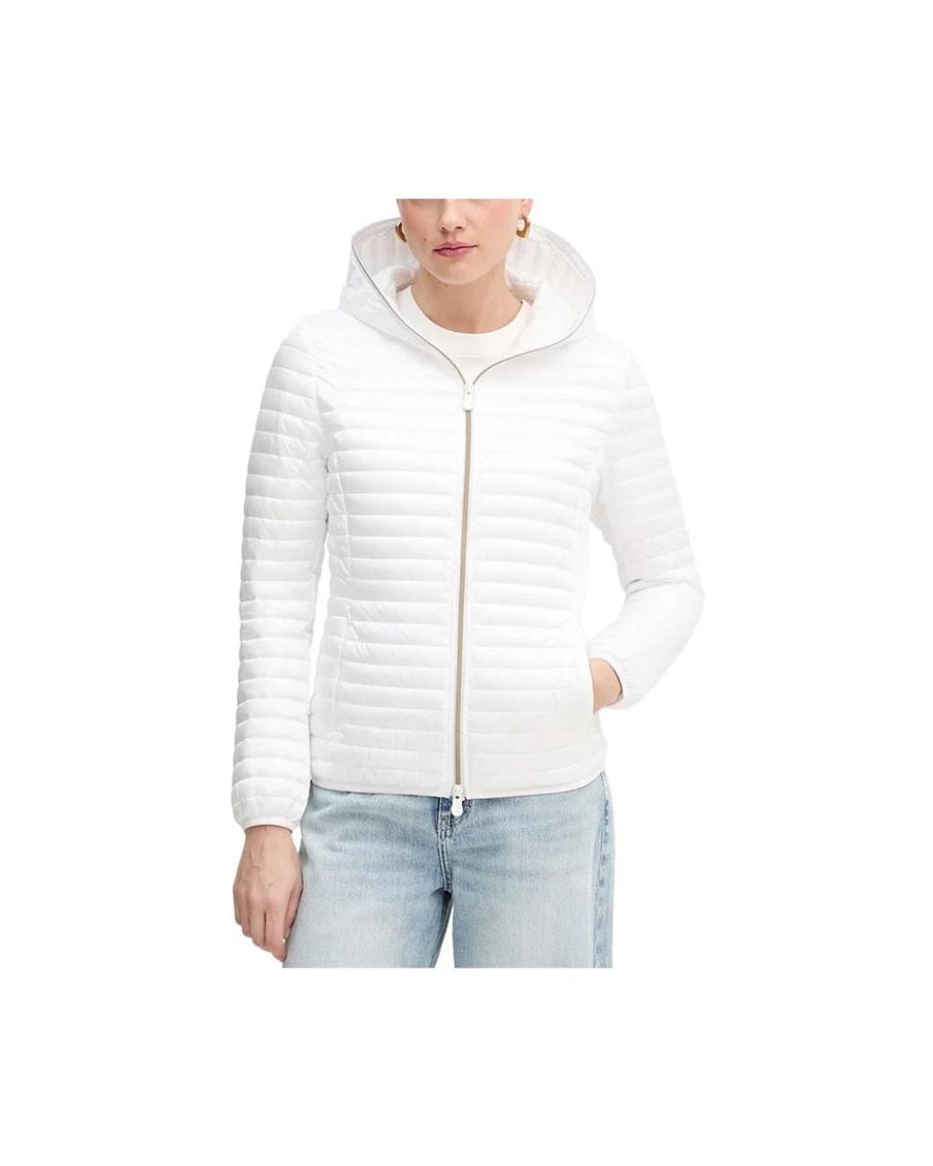 Save The Duck White Winter Jackets