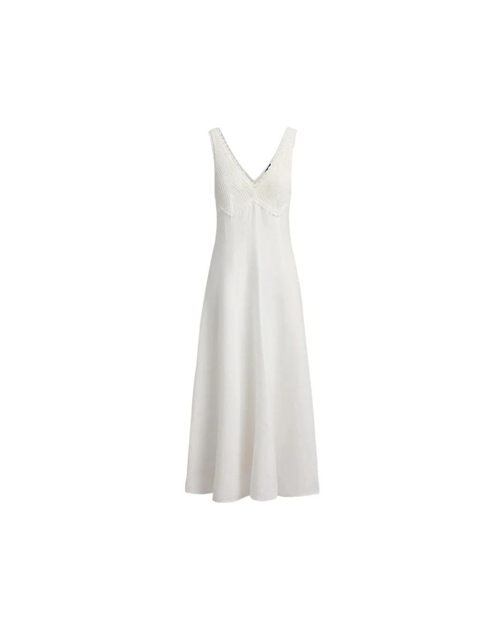 Ralph Lauren White Midi Dresses