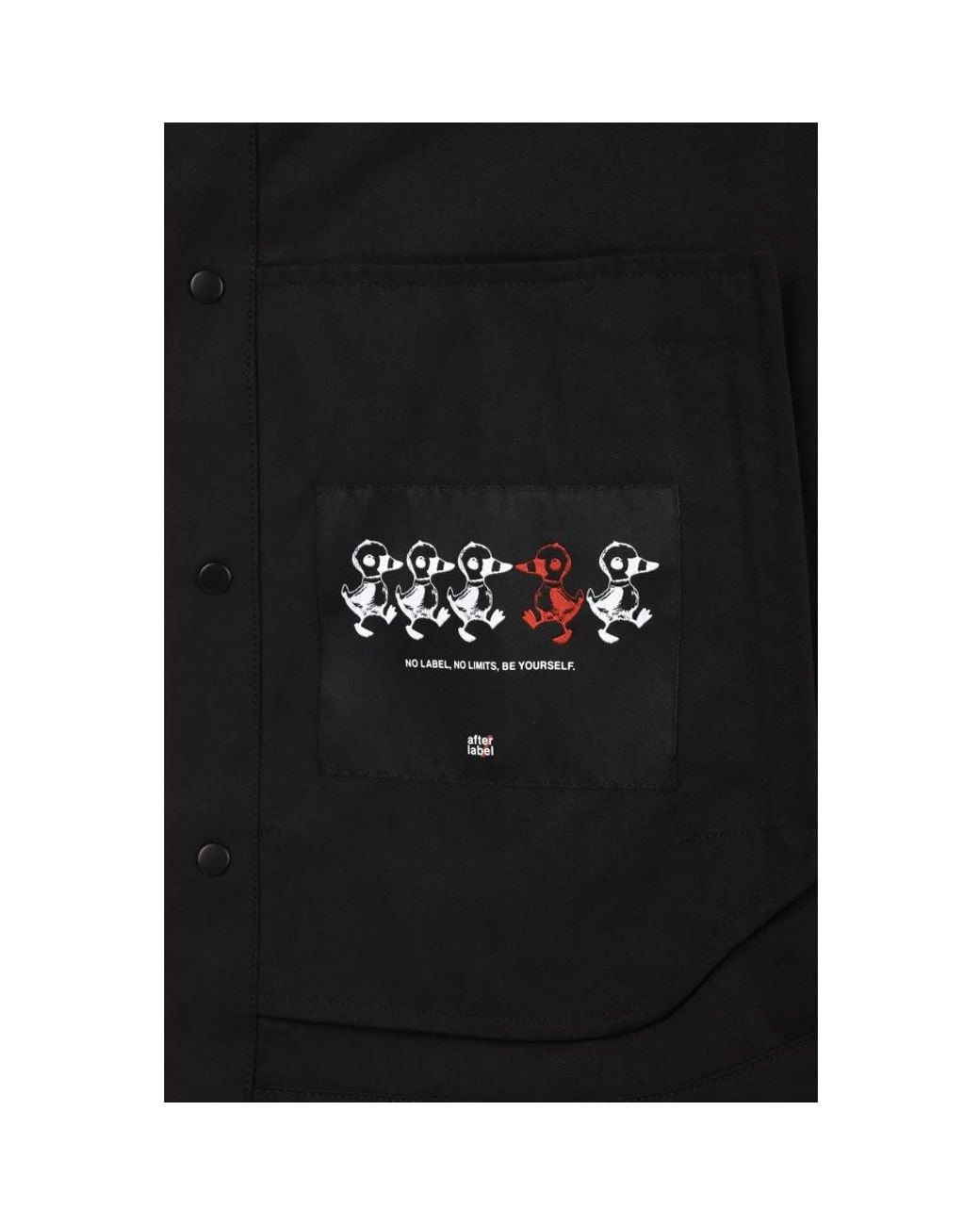Light Jackets AFTER LABEL de hombre de color Black