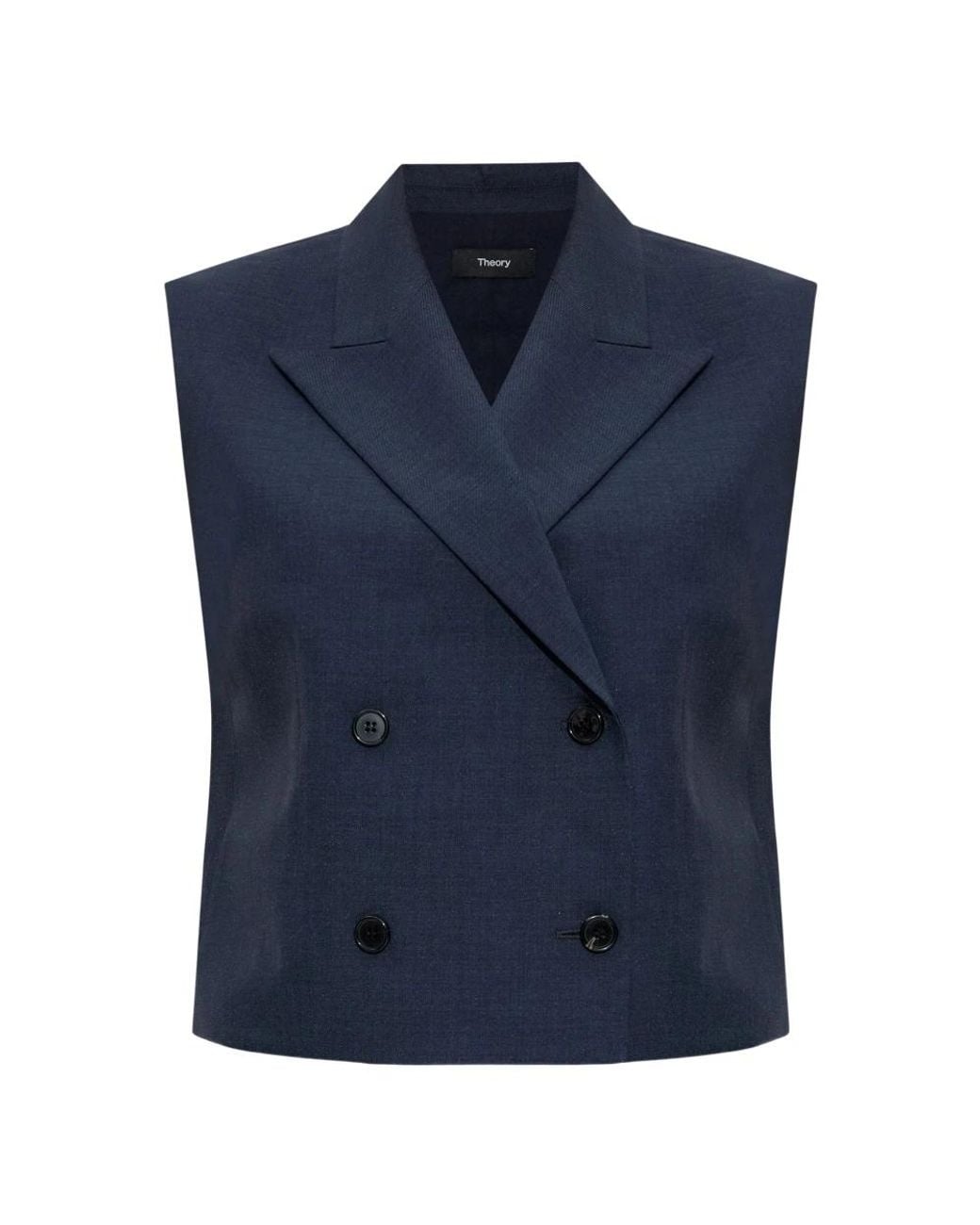 Vests Theory en coloris Blue