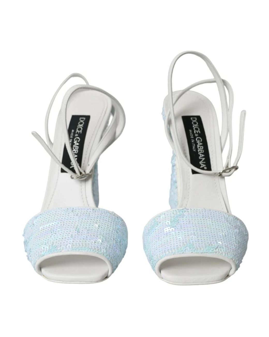 Dolce & Gabbana Blue High Heel Sandals
