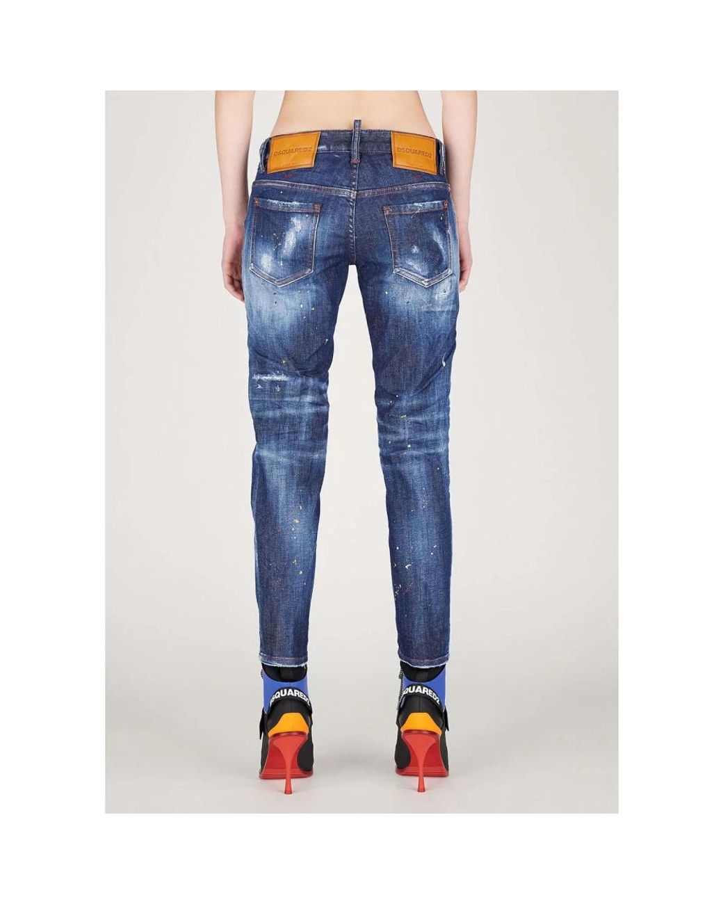 DSquared² Blue Skinny Jeans