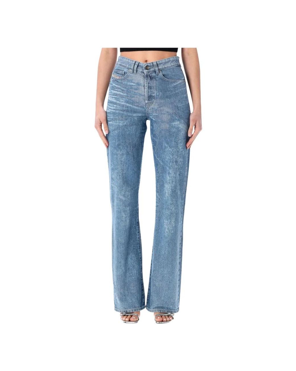 DIESEL Blue Straight Jeans