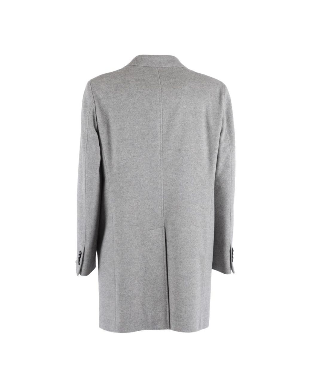 BRERAS Milano Gray Single-Breasted Coats for men