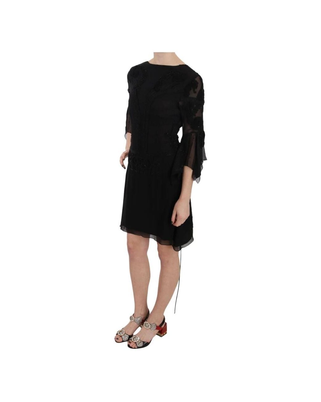 John Richmond Black Short Dresses
