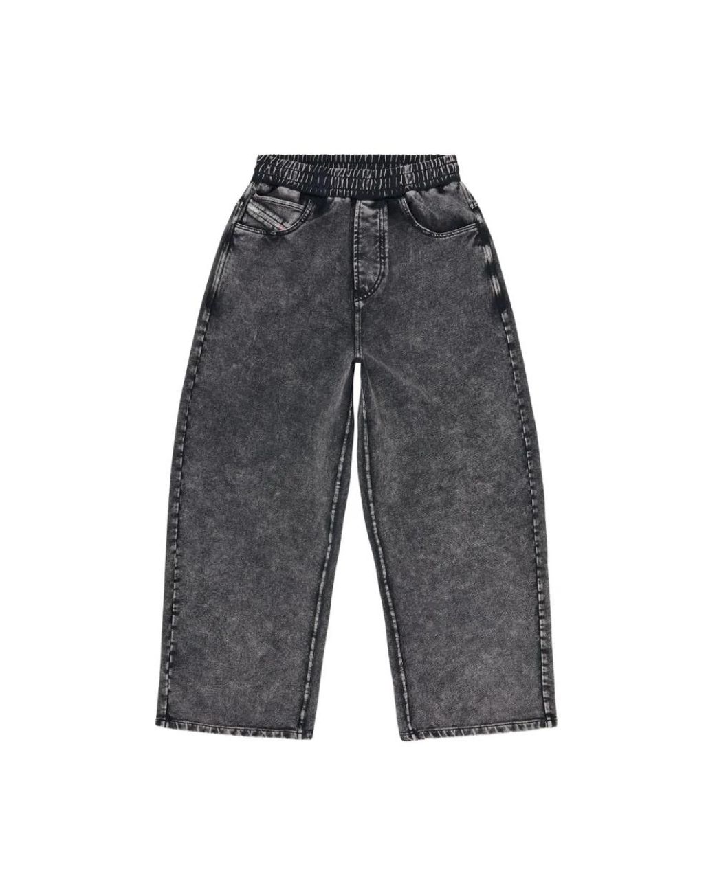 DIESEL Gray Loose Fit Jeans