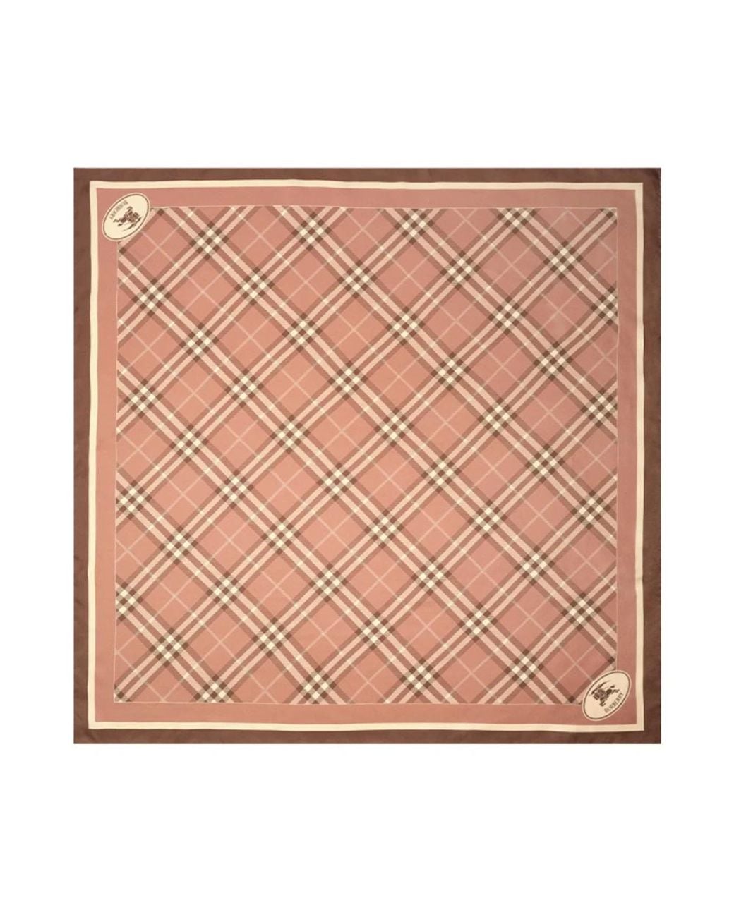 Burberry Natural Silk Scarves