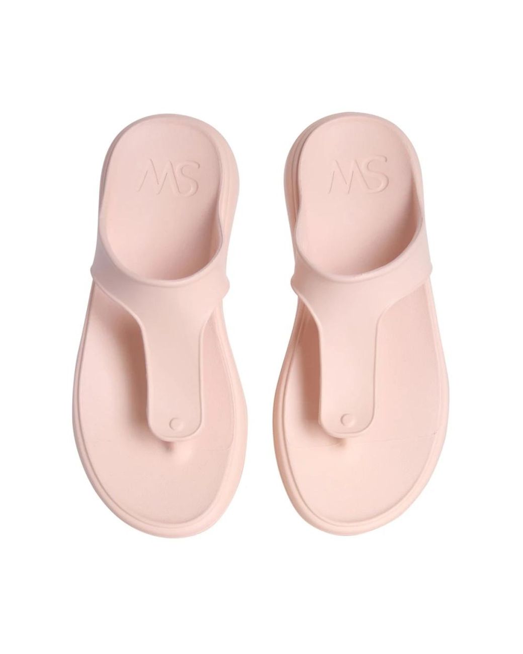 Stuart Weitzman Pink Flip Flops