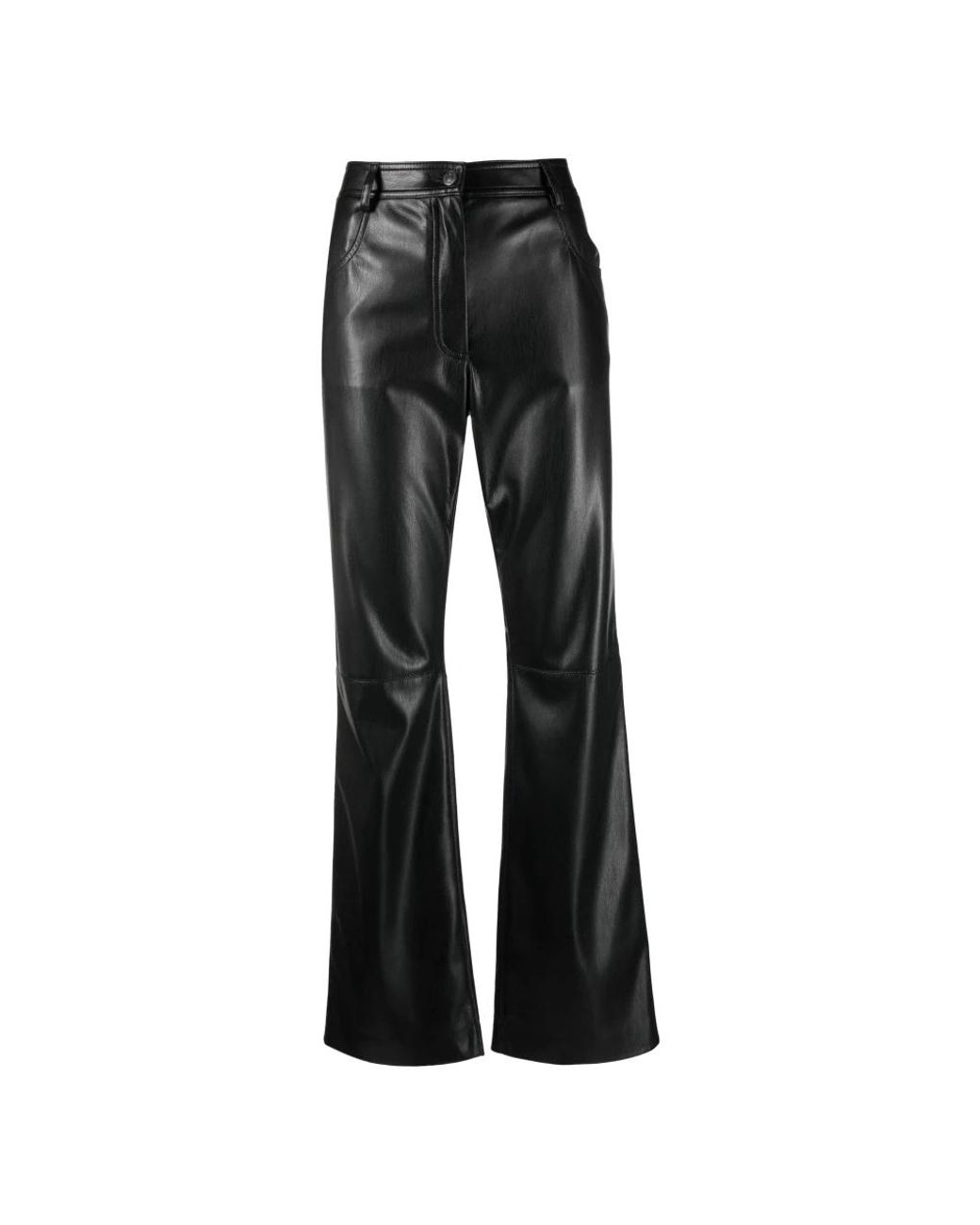 MSGM Black Wide Trousers