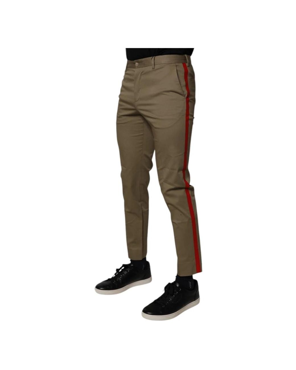 Dolce & Gabbana Gray Chinos for men