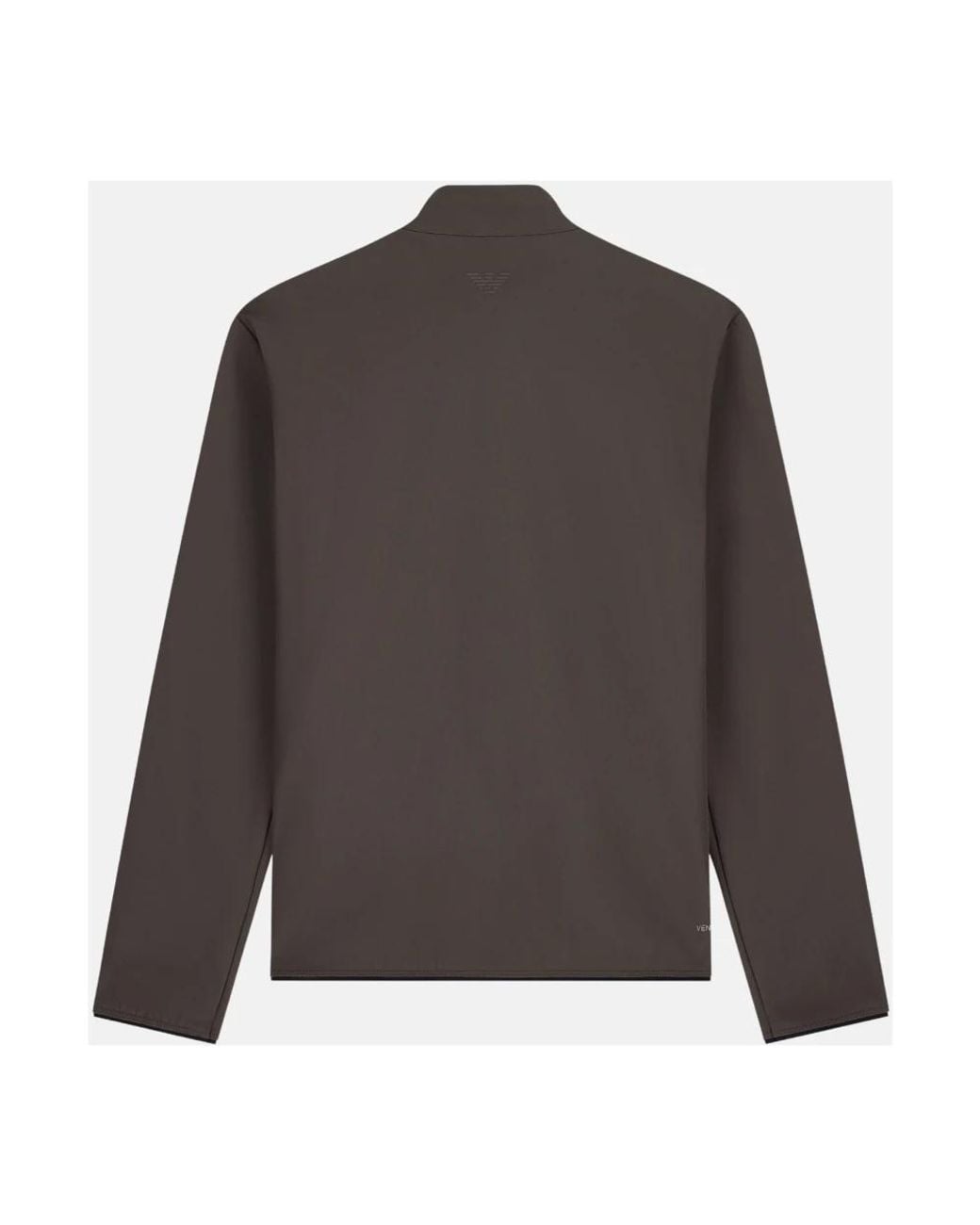 EA7 Gray Zip-Throughs for men