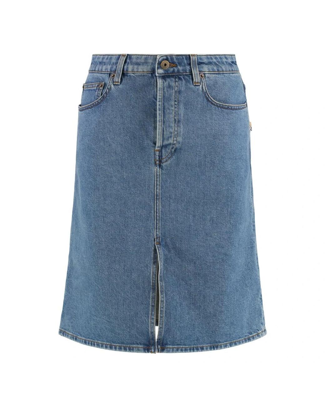 Burberry Blue Denim Skirts