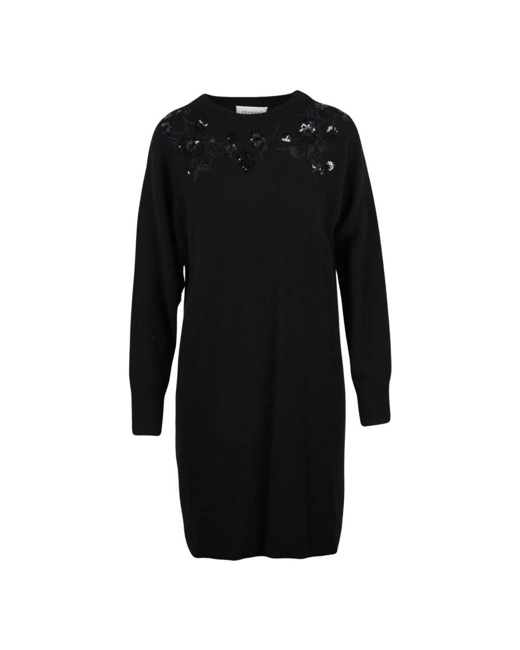 Ermanno Scervino Black Knitted Dresses