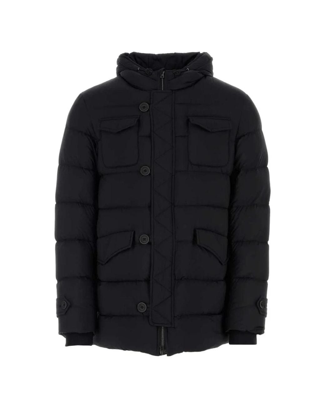 Herno Blue Down Jackets for men
