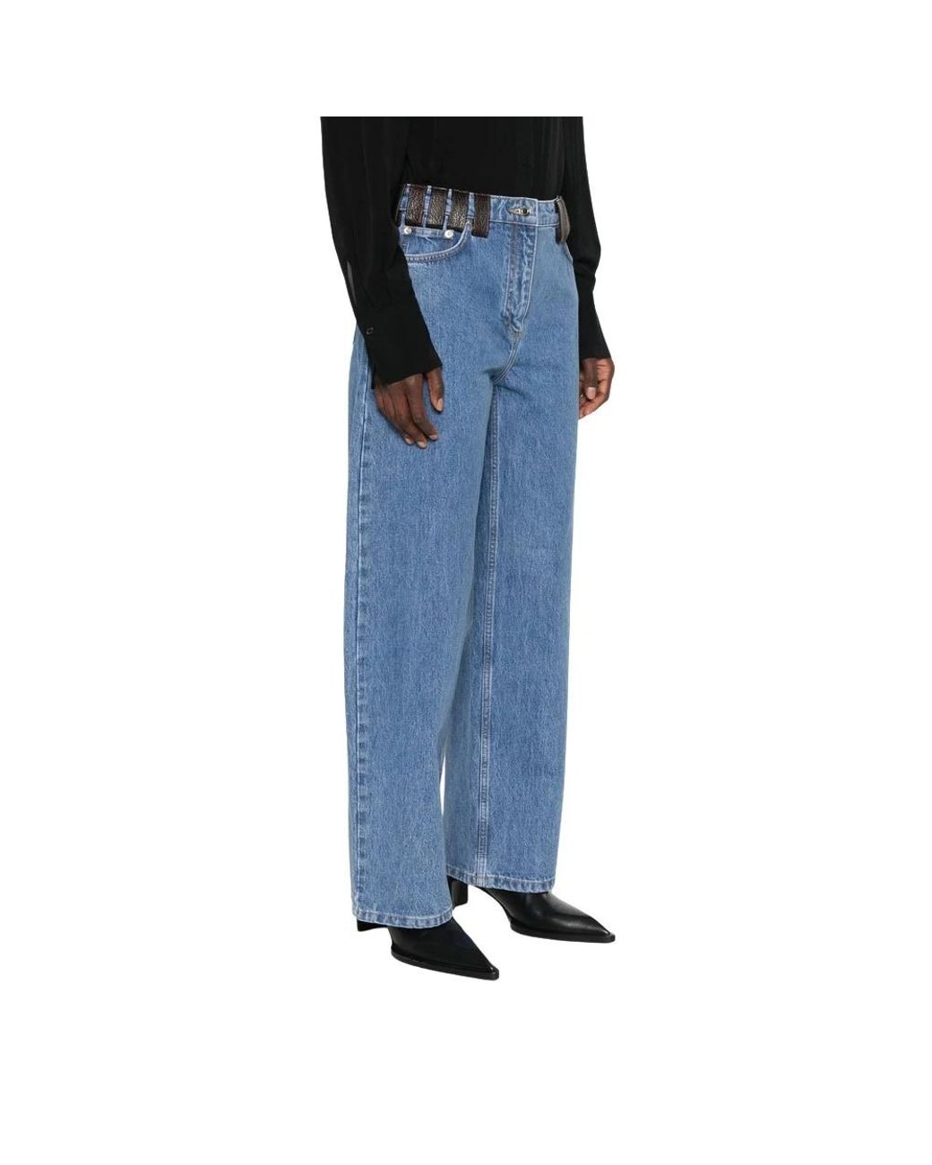 IRO Blue Loose Fit Jeans
