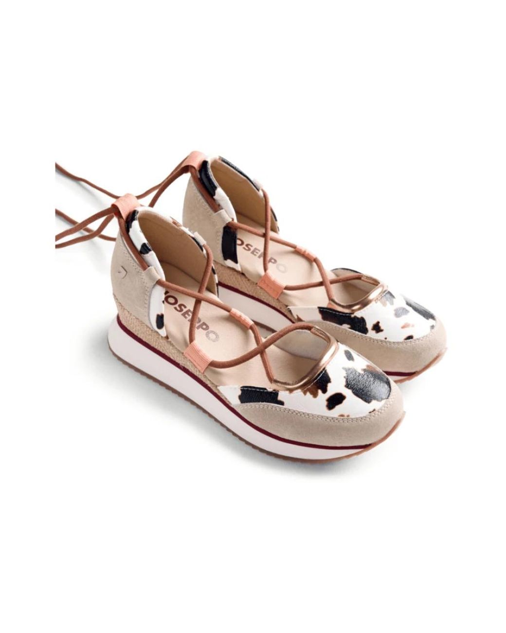 Wedges Gioseppo en coloris Metallic