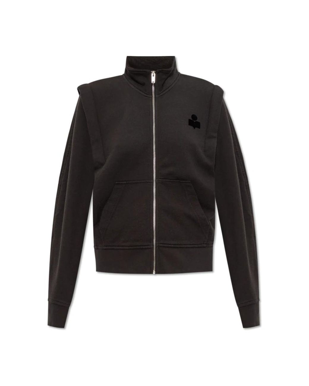 Isabel Marant Hoodies & Sweatvesten ,Zwart ,Katoen Madilia Sweatshirt in het Black