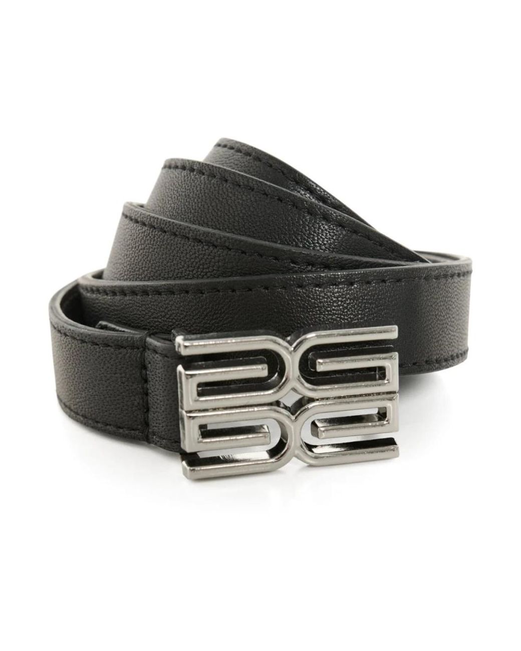 Gestuz Black Schwarzer Logo Gürtel Accessoire