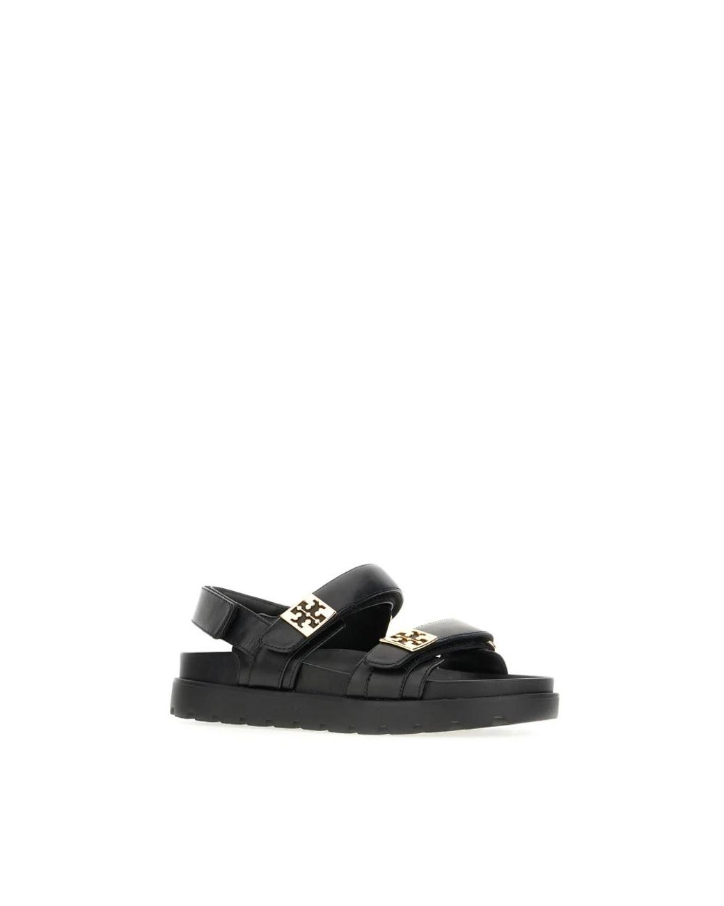 Tory Burch Black Flat Sandals