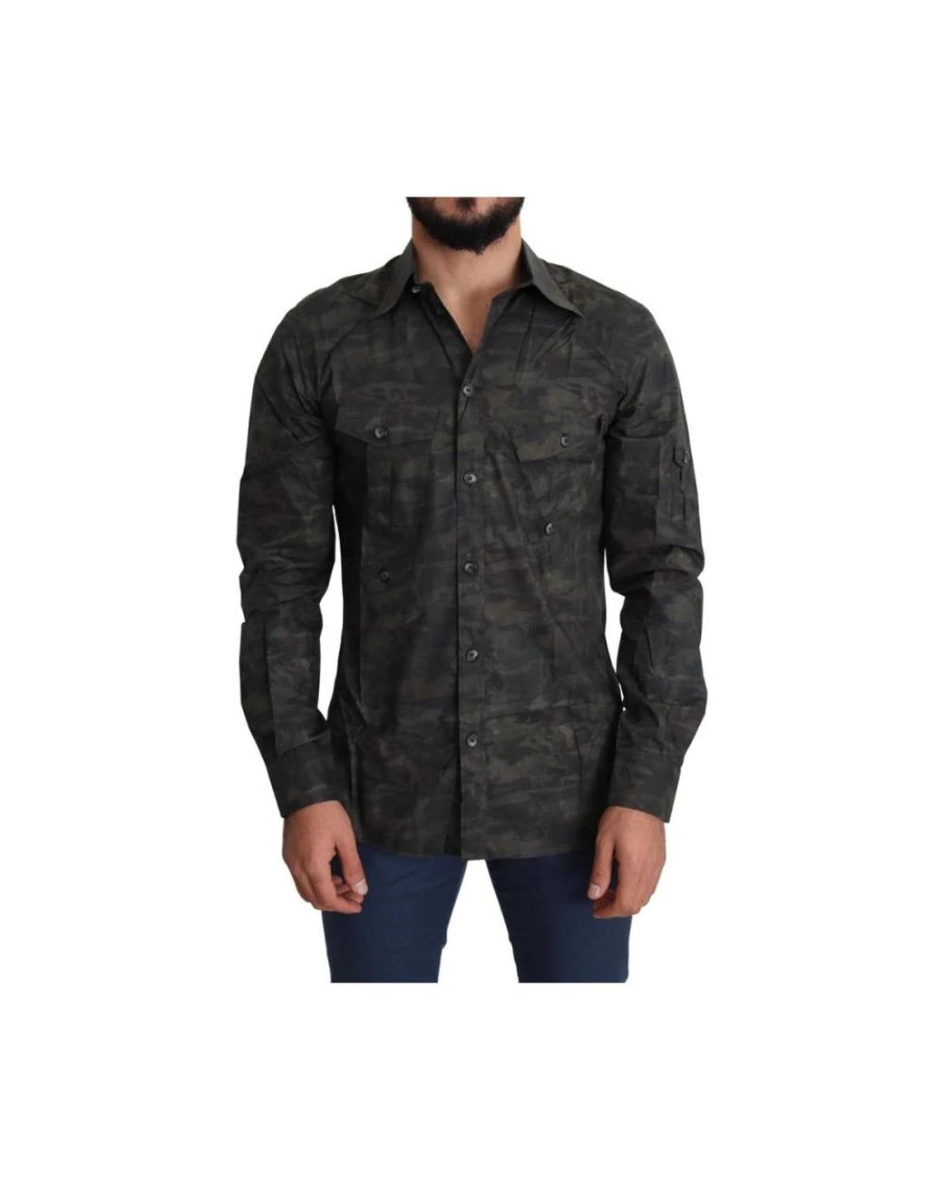 Dolce & Gabbana Black Casual Shirts for men