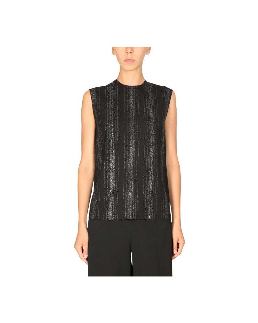 Stella McCartney Black Sleeveless Tops