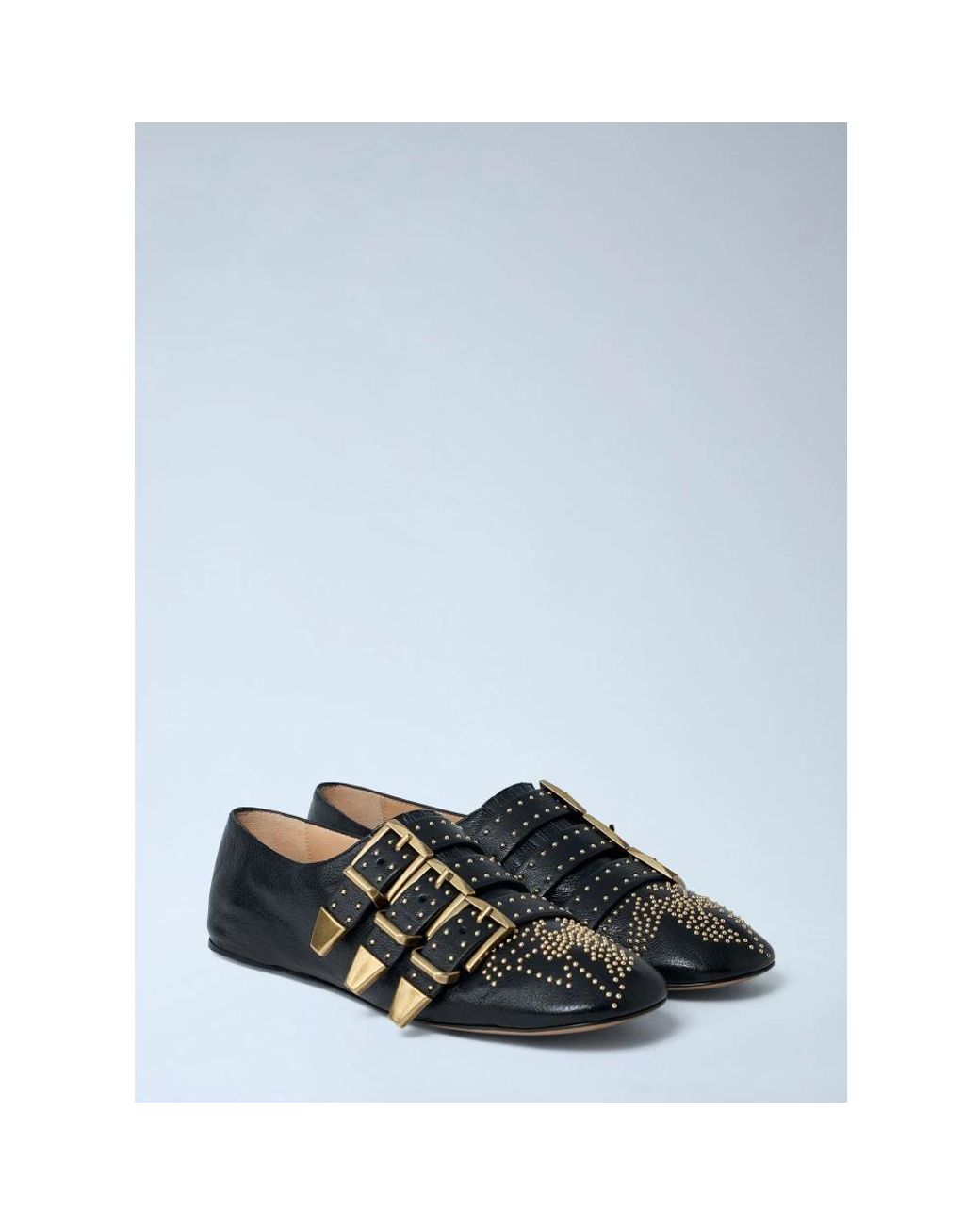 Chloé Black Ballerinas