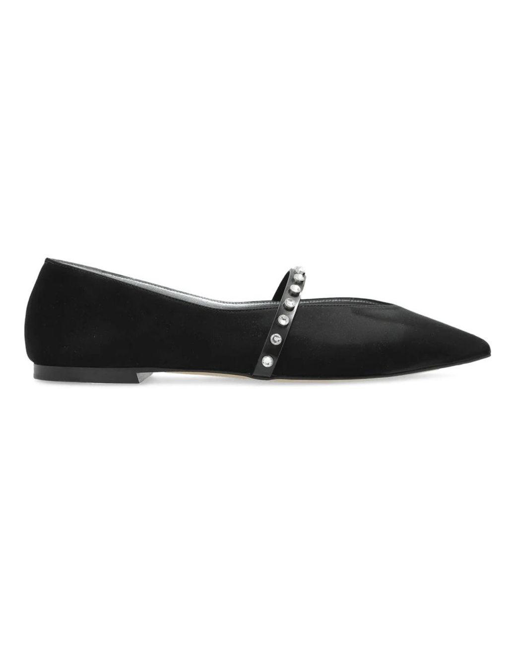 McQueen Black Ballerina Shoes