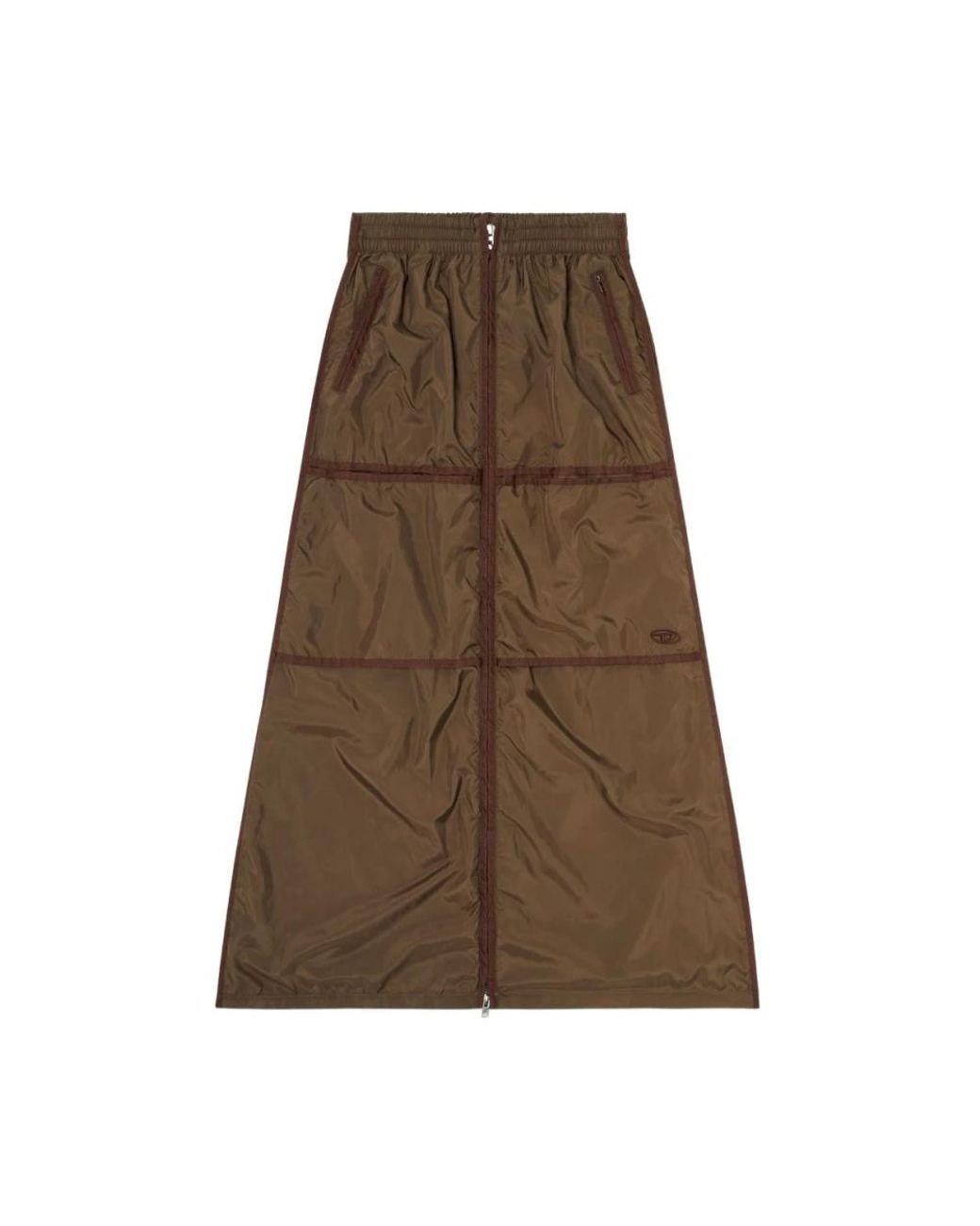 DIESEL Brown Maxi Skirts