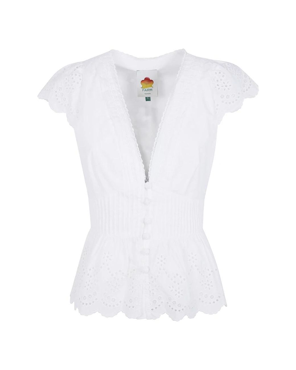 Blouses Farm Rio de color White