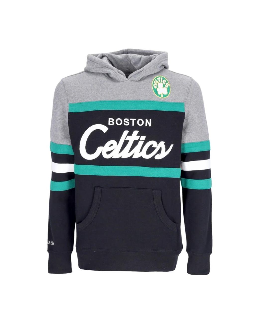 Mitchell & Ness Hoodies & Sweatvesten ,Veelkleurig ,Katoen Boston Celtics Nba Hoodie Zwart in het Blue voor heren