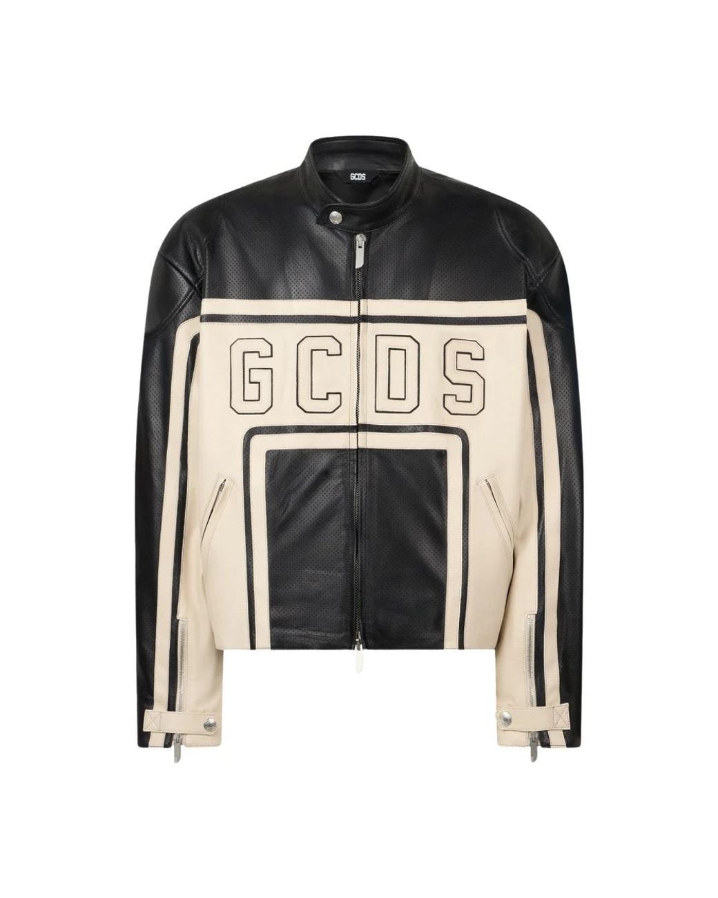 Gcds Black Leather Jackets