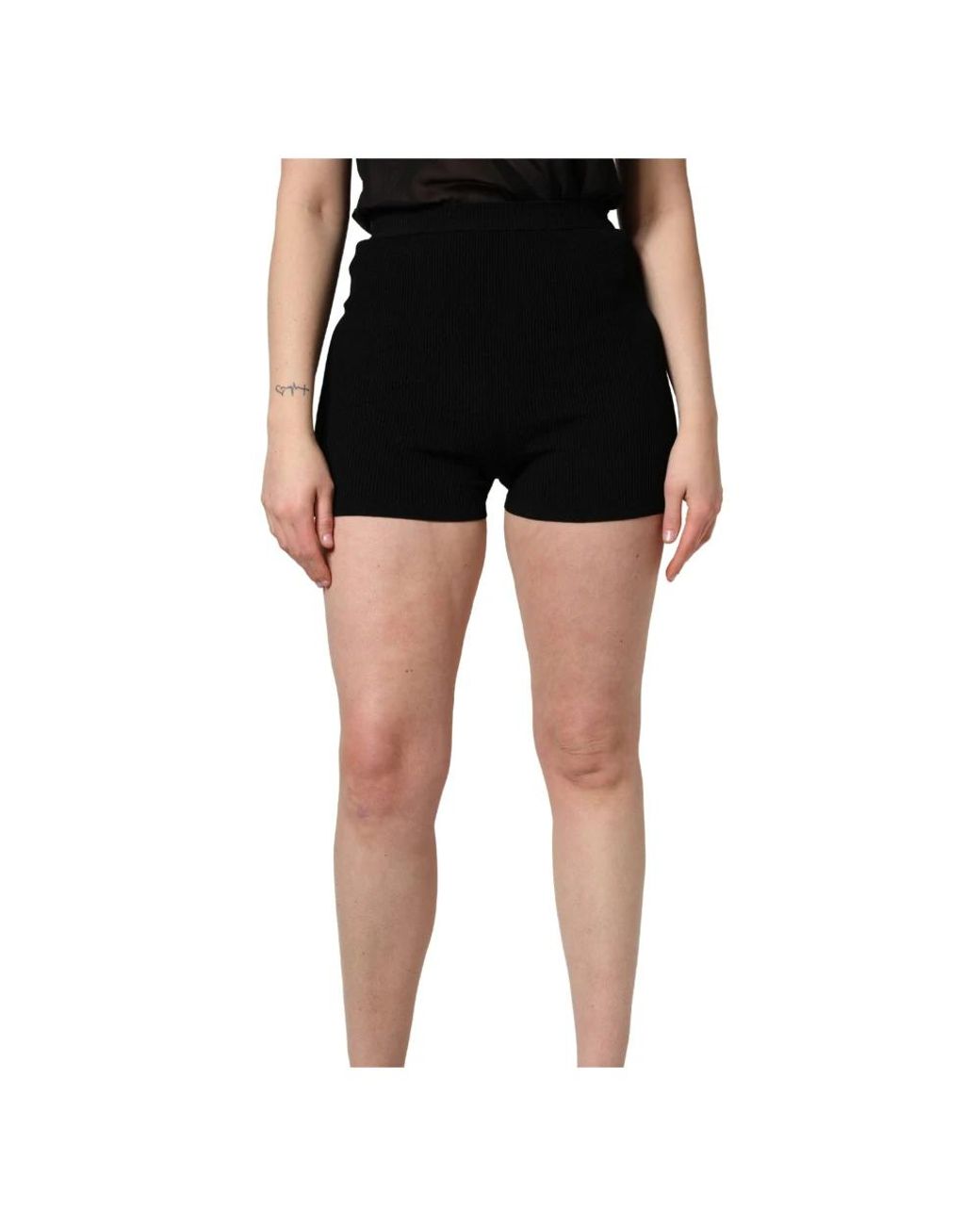 Dolce & Gabbana Black Short Shorts