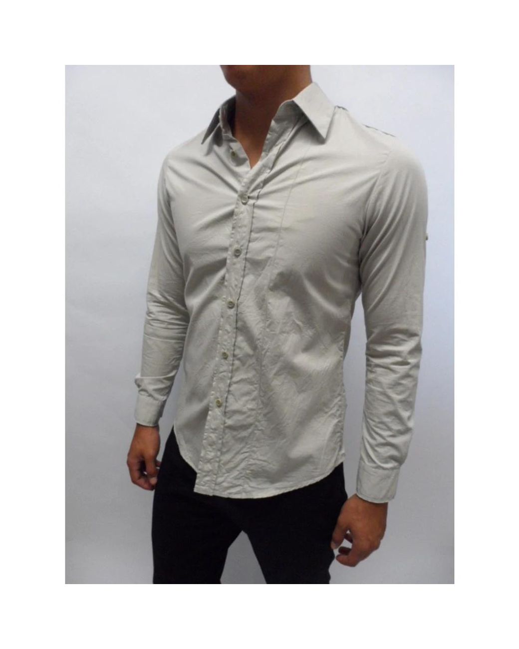 Yohji Yamamoto Gray Casual Shirts for men