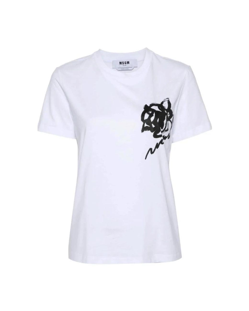 MSGM White T-Shirts