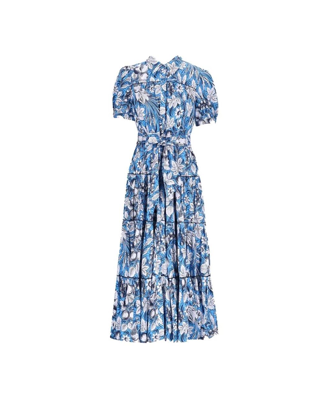 Diane von Furstenberg Blue Midi Dresses