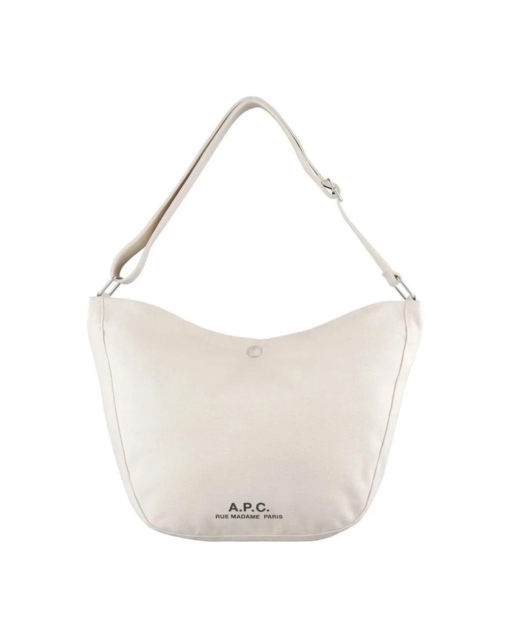 A.P.C. White Shoulder Bags