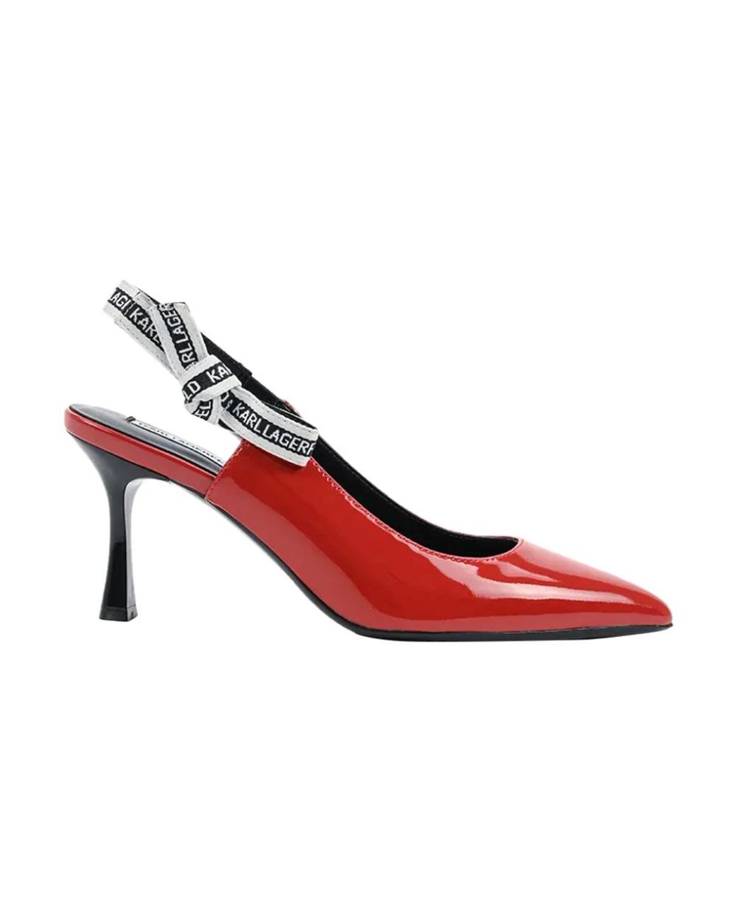 Karl Lagerfeld Red Pumps