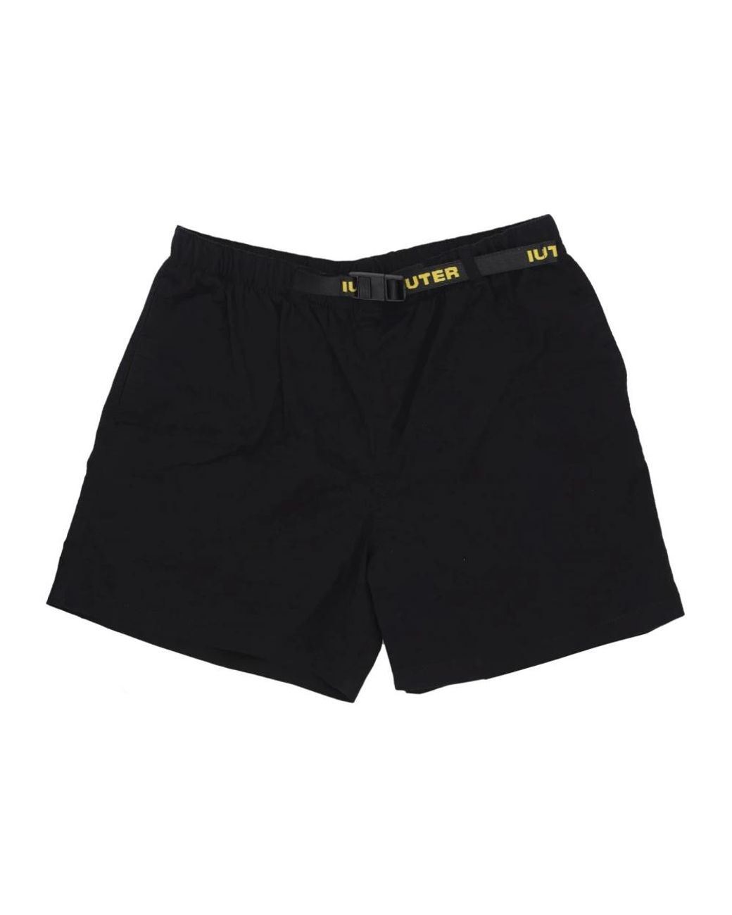 Iuter Black Casual Shorts for men