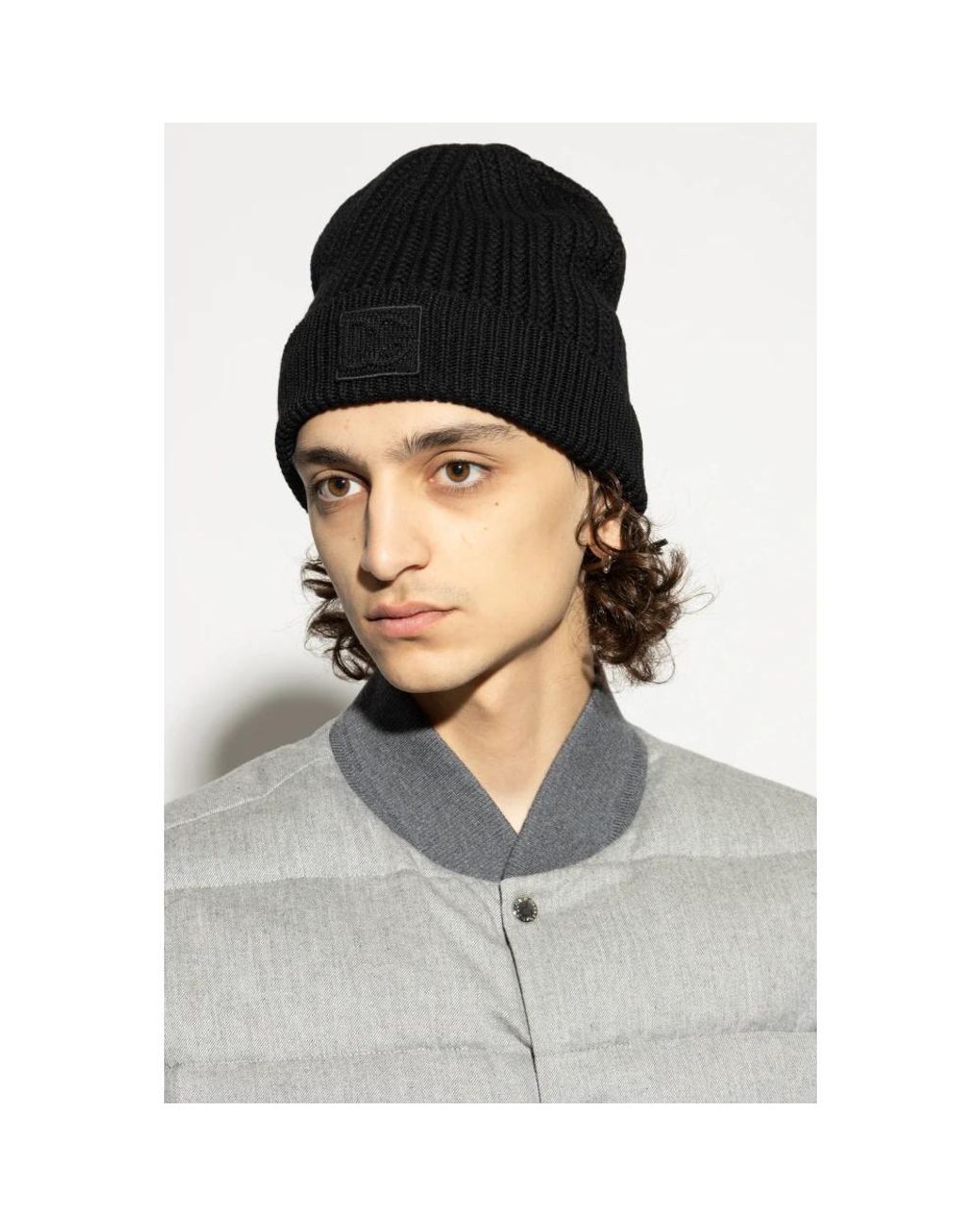 Dolce & Gabbana Black Beanies for men