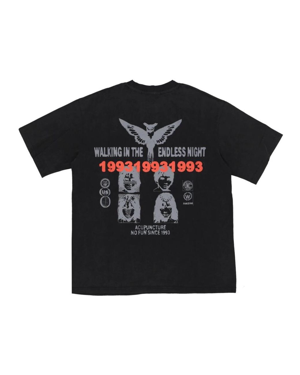 T-Shirts Acupuncture de hombre de color Black
