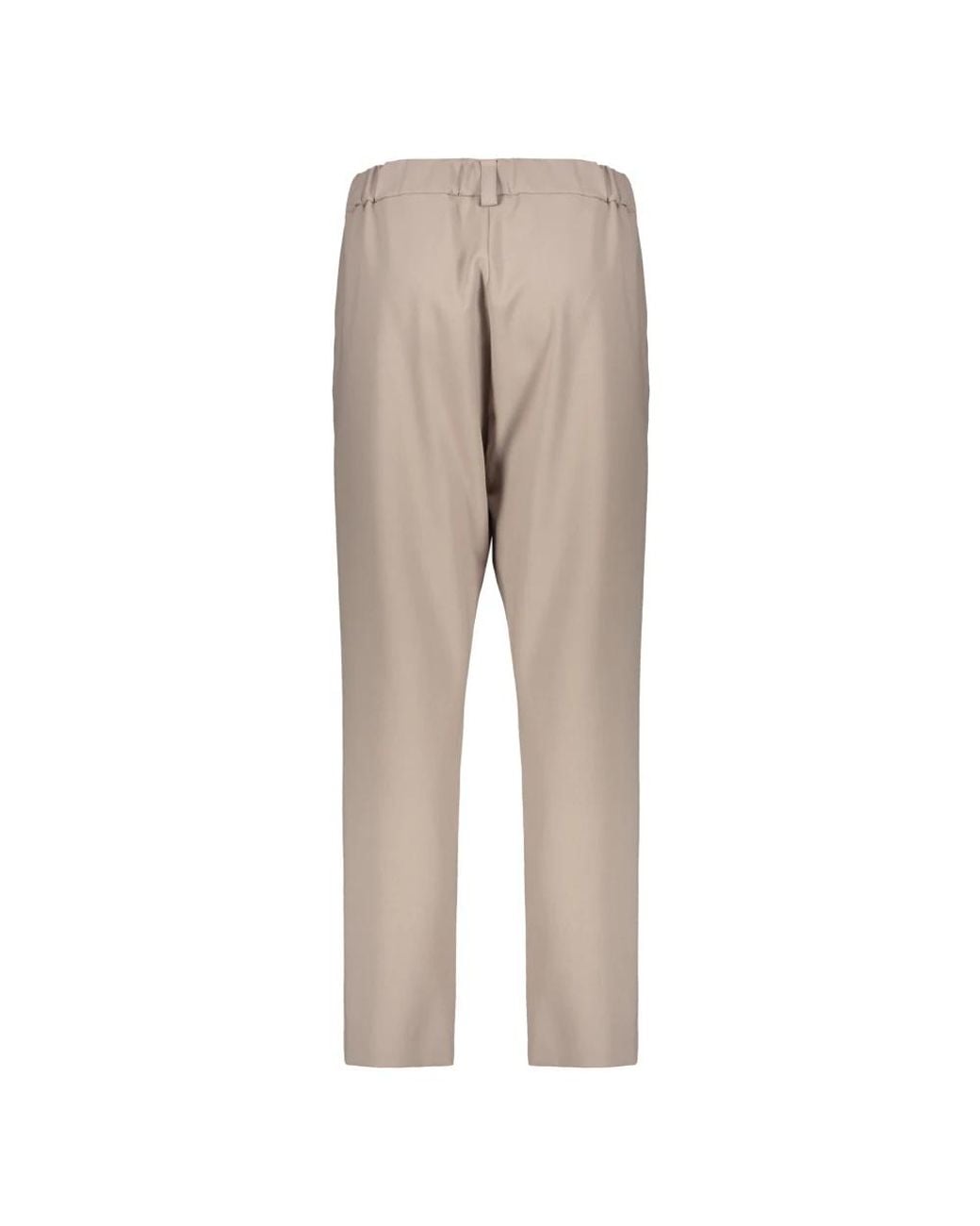 Herno Gray Cropped Trousers