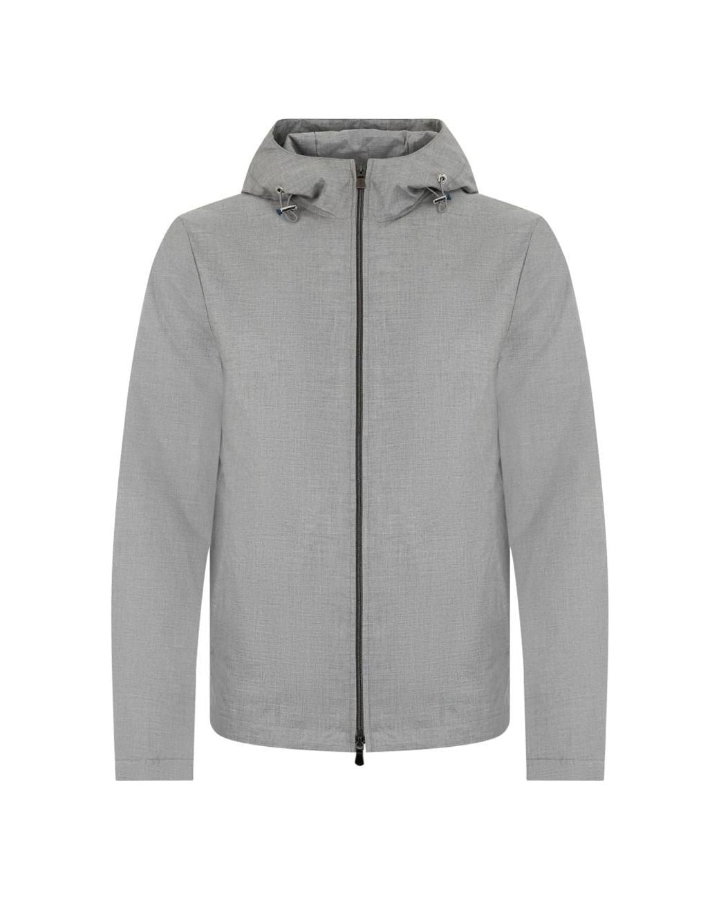 Fedeli Gray Light Jackets for men